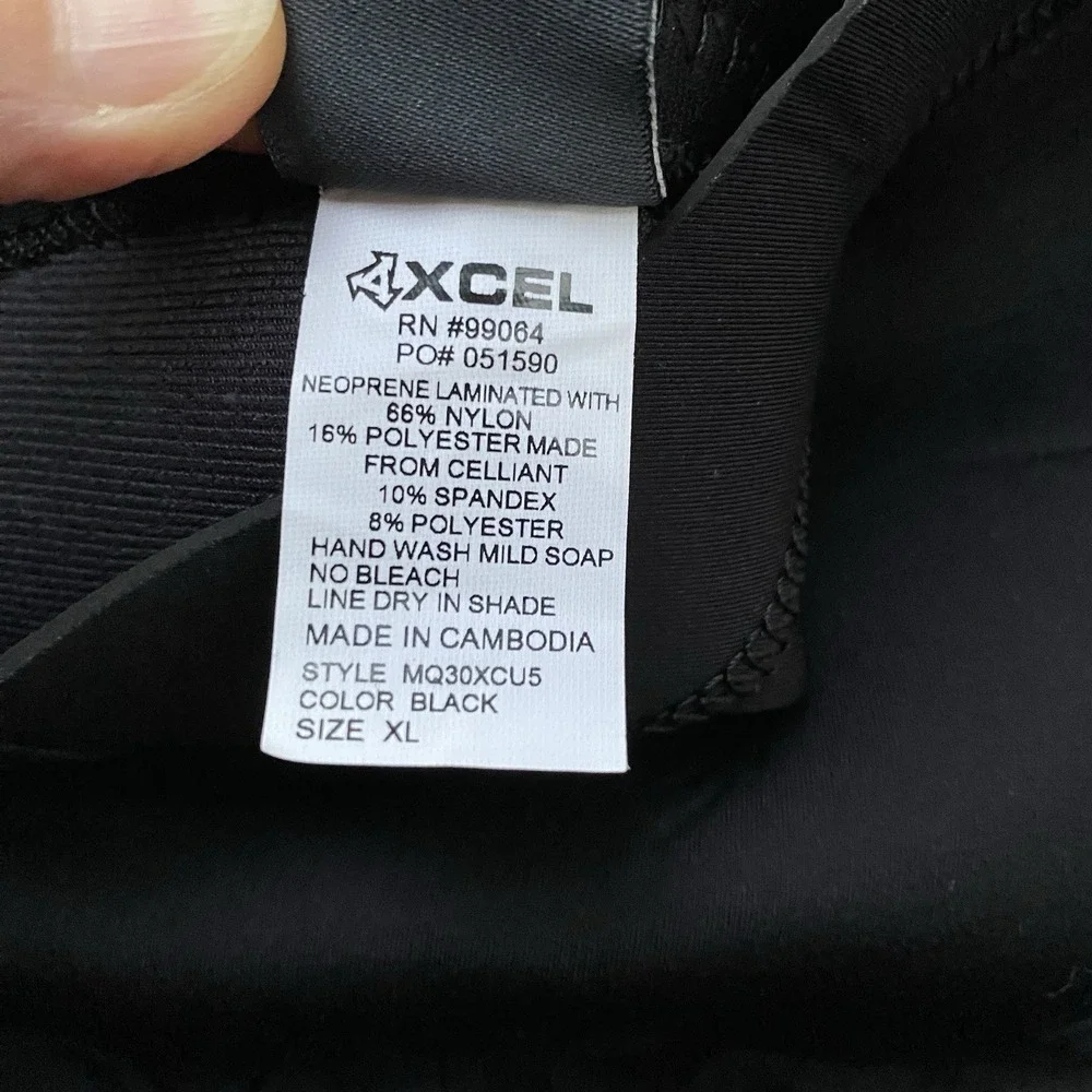 XCel Wetsuit Black Men Size XL Neoprene Full Suit Scuba Dive